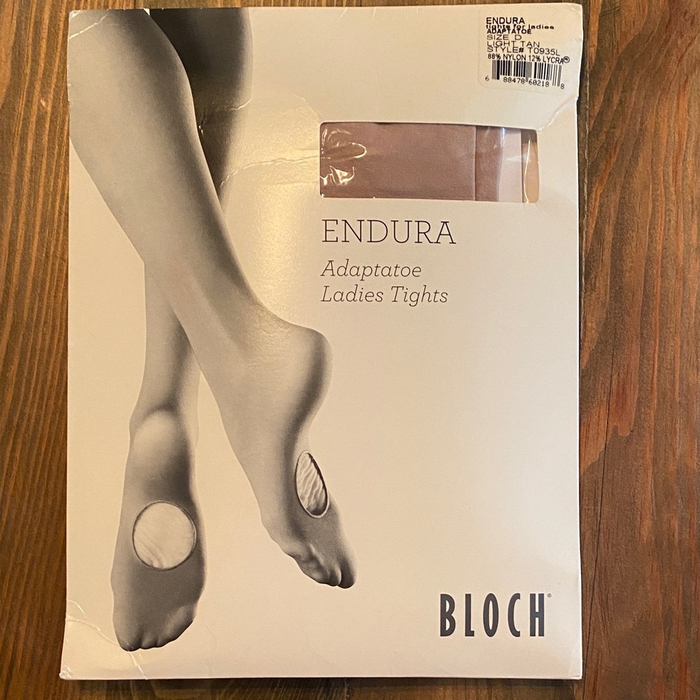 Bloch Endura Adaptatoe Ladies Tights Light Tan